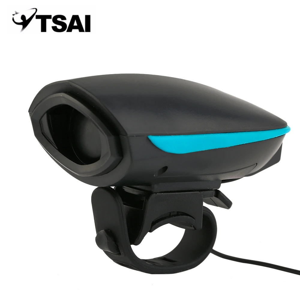 

140db Bicycle Bell Electric Cycling Handlebar Horn Loud Outdoor Alarm Bell For Safety Night Riding Bike Accessories USB Recharge