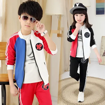 

Kids Clothing Set Boys Clothes Girls Boutique Toddler Boy Fall Outfits Children Tracksuit Jacket + Pants 3 to 16 Years