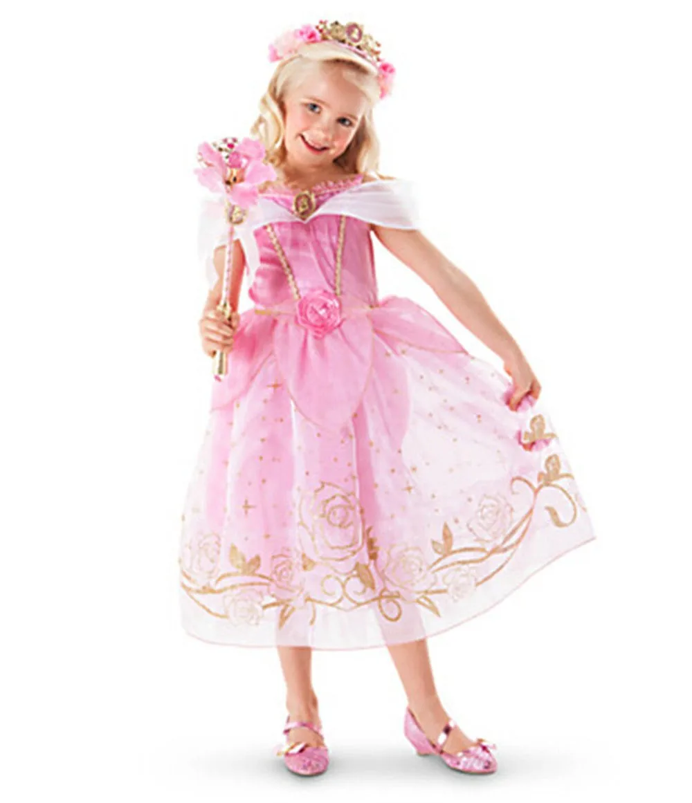 Новое летнее платье Эльзы для девочек в стиле Рапунцель вечерние платья детское платье принцессы Софии Детский костюм подружки невесты