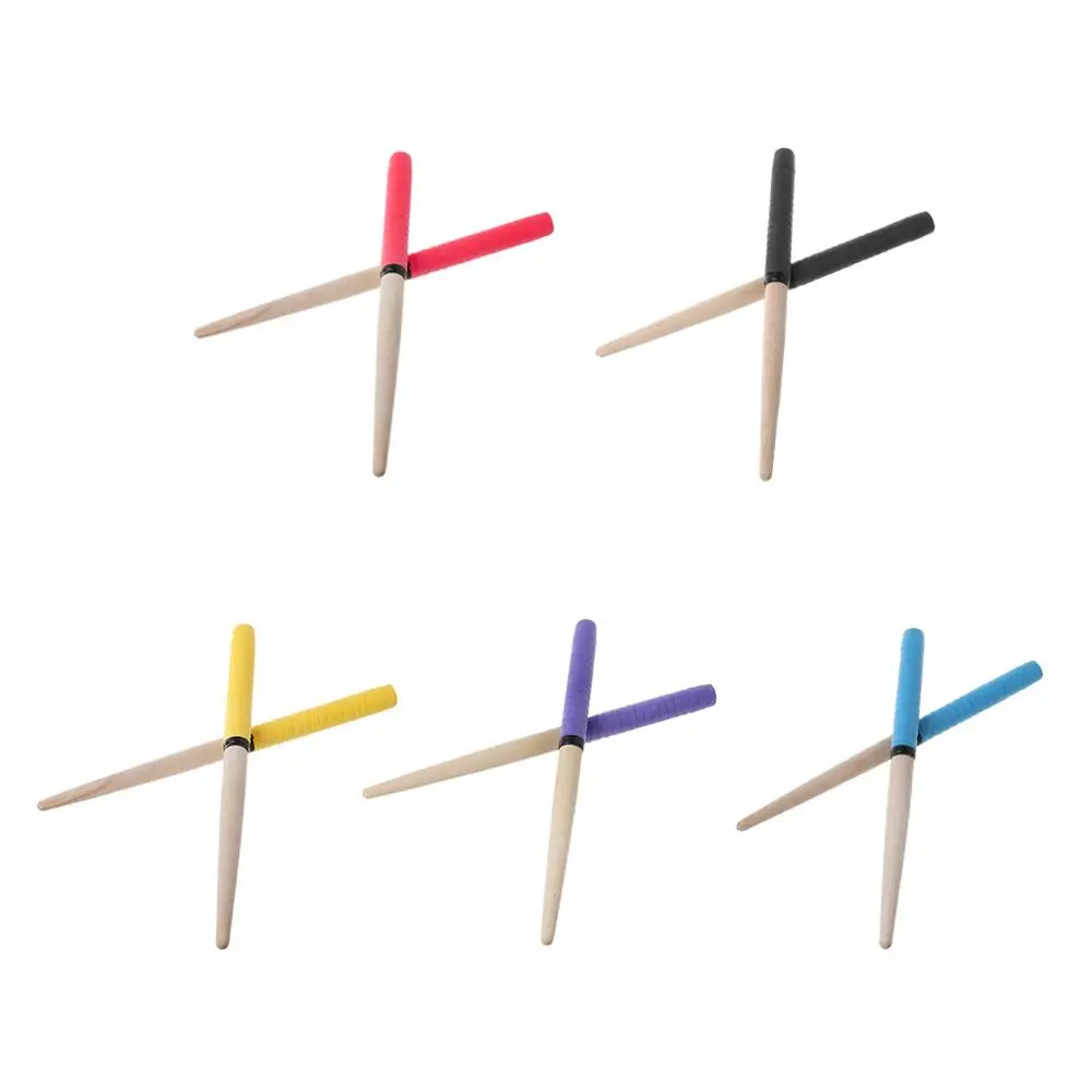 

1pair Hand Glue Wooden Drum Sticks Percussion Instruments Accessories Drumsticks