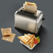 WCIC 5 uds tostadora reutilizable Toastie Sandwich bolsas para tostadas bolsillos Toasty Toastabags herramientas de cocina