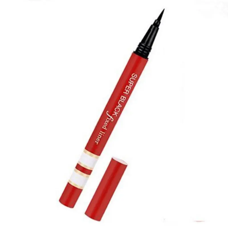 Beauty Black Waterproof Eyeliner Hot Liquid Eye Liner Pen Pencil Makeup Cosmetic Black Eyeliner Liquid Eye Liner - Цвет: as the picture show