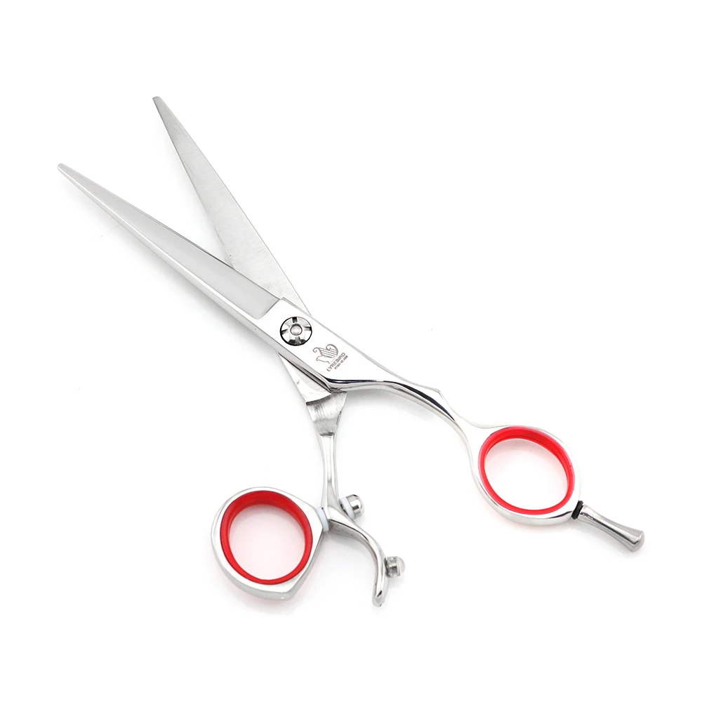 Профессиональные ножницы для волос 5,5 дюймов или 6 дюймов 180 градусов Поворотная рукоять Парикмахерские ножницы lyrebird Высший