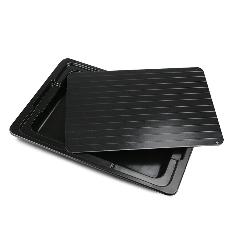 Fast Defrosting Tray with Cleaner Frozen Meat Defrost Food Thawing Plate Board Kitchen Tool MYDING Fast Defrosting Tray with Cleaner Frozen Meat Defrost Food Thawing Plate Board Kitchen Tool MYDING