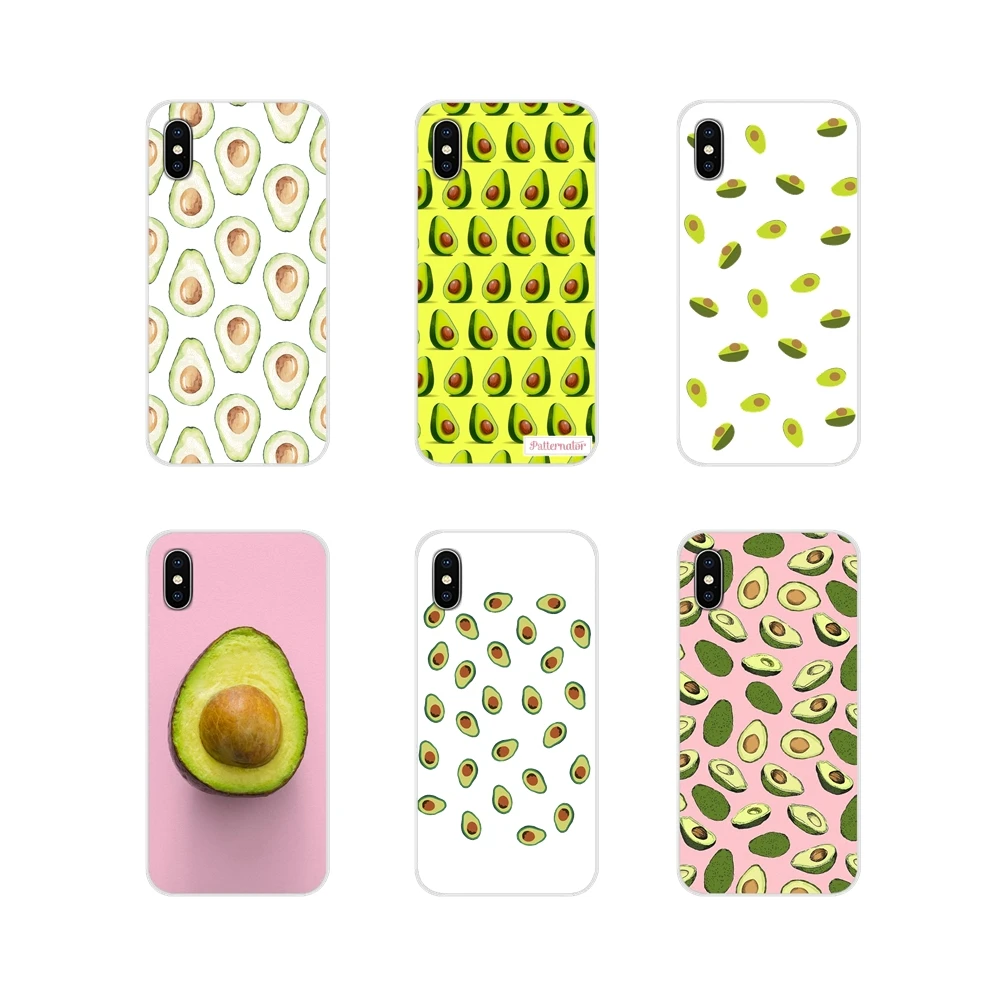 

For Samsung Galaxy S3 S4 S5 Mini S6 S7 Edge S8 S9 S10 Lite Plus Note 4 5 8 9 Fruit Green Avocado Accessories Phone Cases Covers