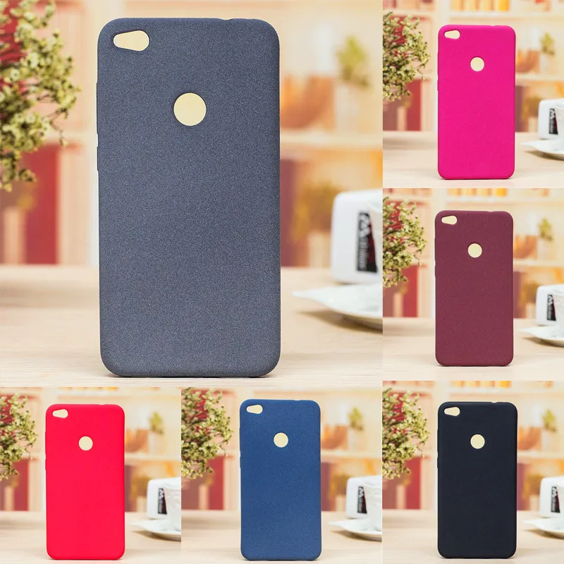 

2Pcs Huawei P8 Lite 2017 Case Colored Plush Matte Silicone TPU Soft Back Cover Case for Huawei Honor 8 Lite GR3 2017 Soft Cover