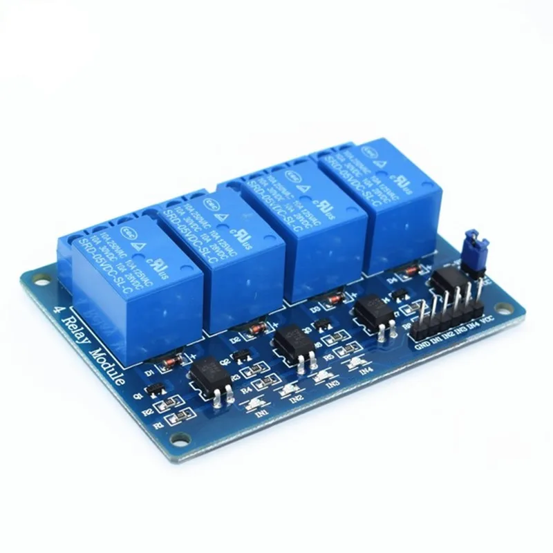 1pcs 4 channel relay module 4 channel relay modules, relay control board with optocouplerin