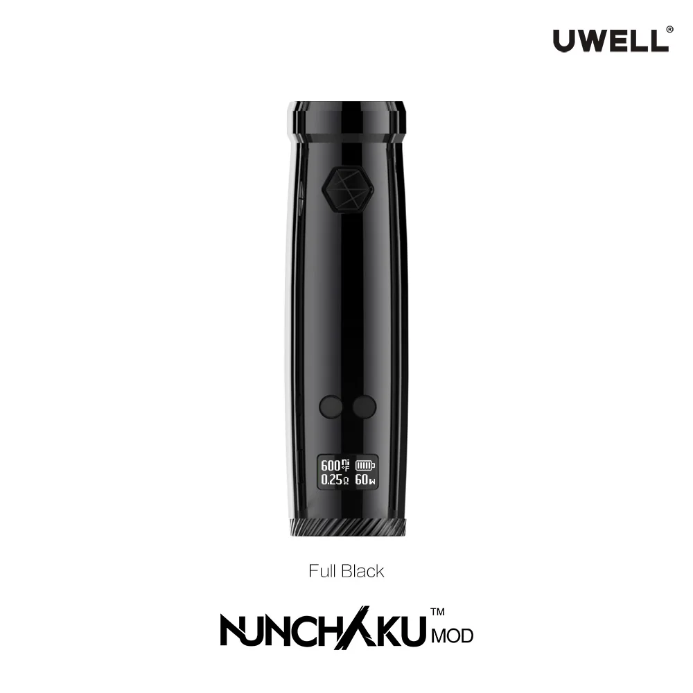 Hot sale!! UWELL NUNCHAKU Mod 5-80W Power Mod Use 18650 Battery or USB Charge Suit For NUNCHAKU Kit (Without battery) Hot sale!! UWELL NUNCHAKU Mod 5-80W Power Mod Use 18650 Battery or USB Charge Suit For NUNCHAKU Kit (Without battery)