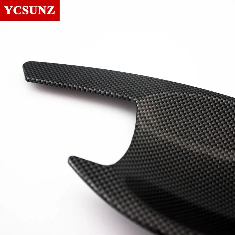 Для Mitsubishi Pajero Спортивная часть из углеродного волокна дверные ручки вставки для Pajero спортивные аксессуары- YCSUNZ
