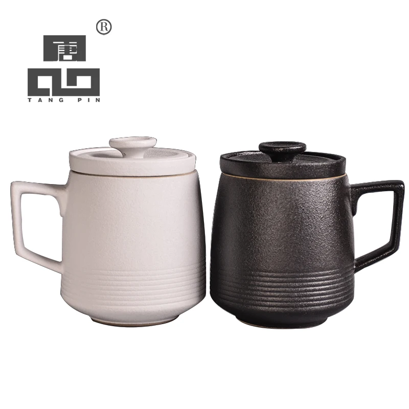 

TANGPIN japanese teapot ceramic tea mugs with lid tea cup mugs with filters