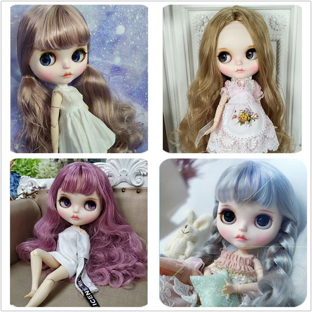 ICY DBS Blyth Doll 1/6 Joint Body hand painted frosted face white skin suit doll 30cm DIY BJD SD toys gift with hand group AB 1