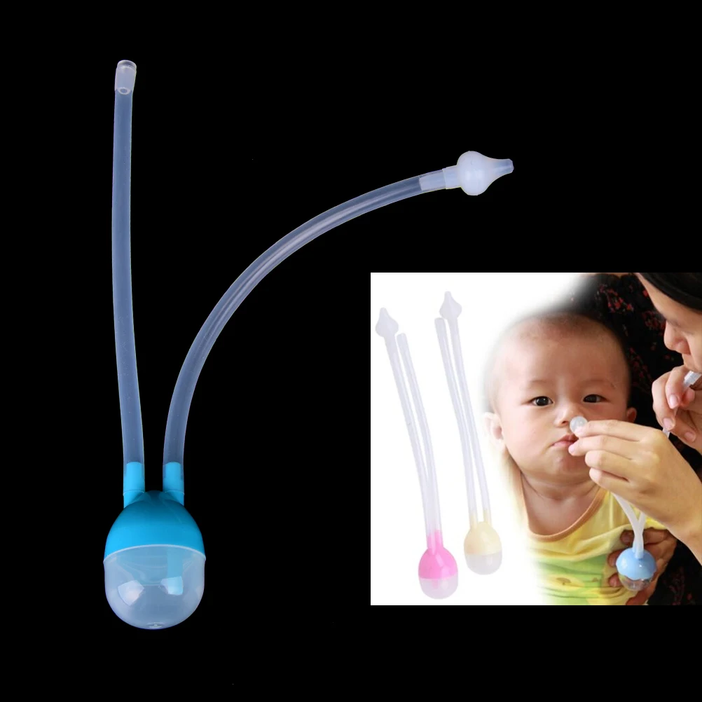 1PCS NEW Infant Safe Nose Cleaner Vacuum Suction Nasal Mucus Runny