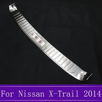 

Stainless Steel External Rear Bumper Protector Sill Threshold Plate Fit For Nissan X-Trail XTrail 2014 Car Styling Accessory
