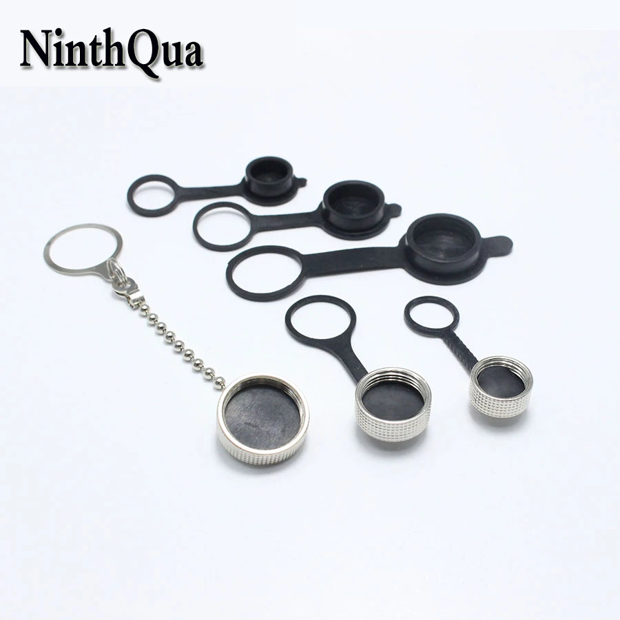 

20Pieces Aviation Plug Cover Waterproof Connector Plugs Dust Rubber / Metal Cap for GX12 GX16 GX20