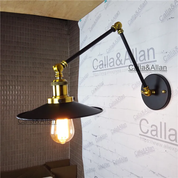 Adjustable Long Swing Arm Wall Light Fixture Edison Retro Vintage Wall Lamp Loft Style Industrial Wall Sconce Appliques bedroom Adjustable Long Swing Arm Wall Light Fixture Edison Retro Vintage Wall Lamp Loft Style Industrial Wall Sconce Appliques bedroom