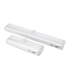 Беспроводной светодиодный светильник для шкафа с датчиком движения, настенный светильник для шкафа, жесткая полоса, светильник с датчиком движения, аварийный светильник ing