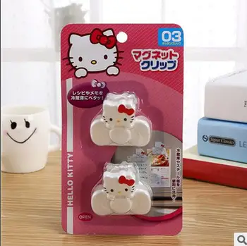

Cartoon Bowknot Home Kitchen Food Bag Clip With Magnet
