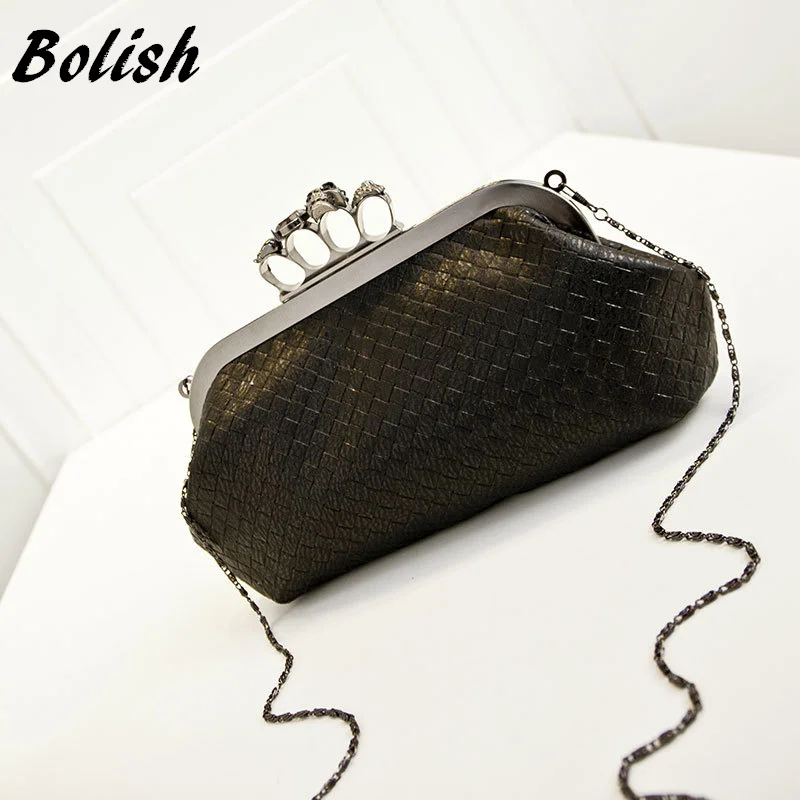 Bolish Chain Handbag Shoulder Messenger Bag Evening Bag