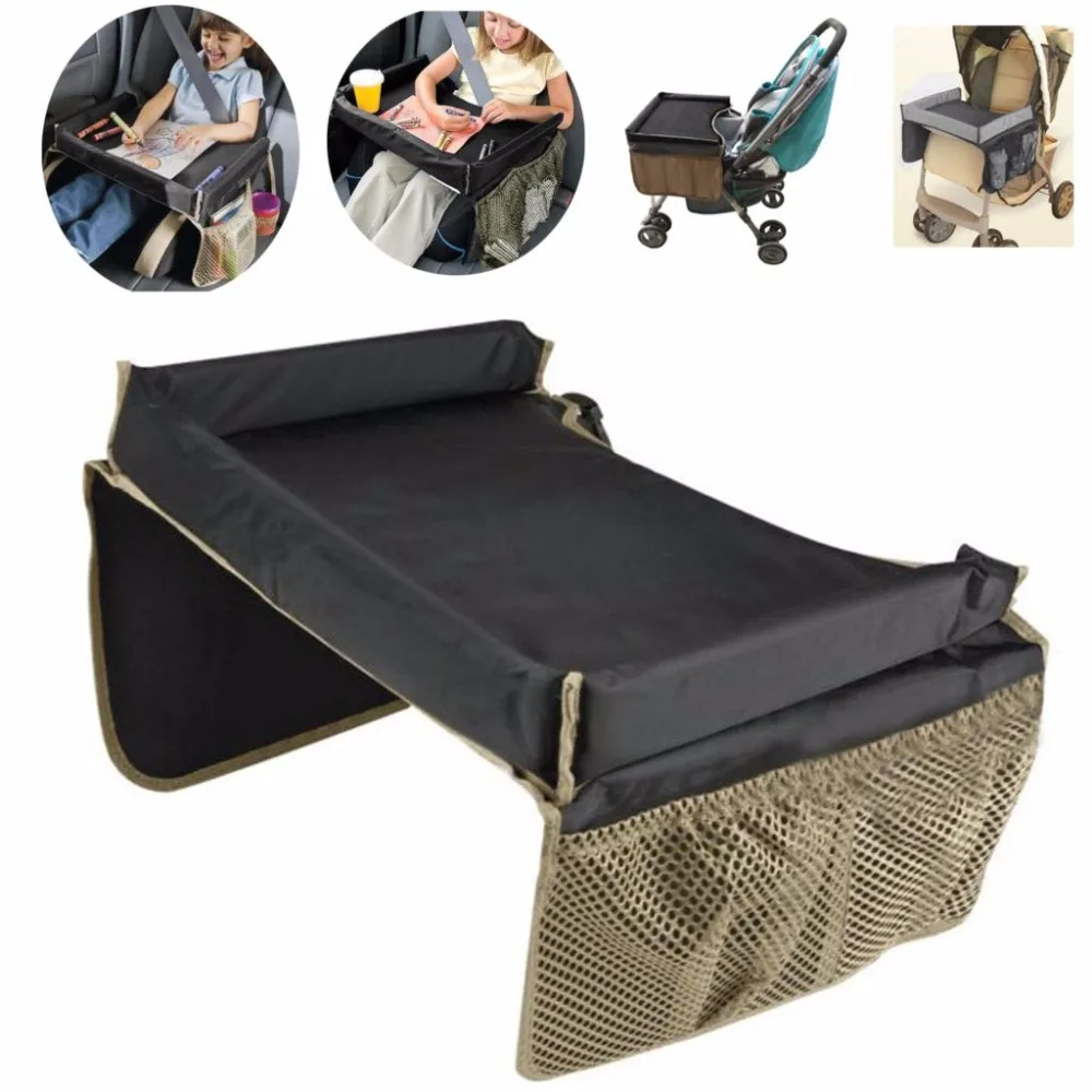 Waterproof-Baby-Kids-Toddler-Car-Seat-Snack-PlayTravel-Tray-On-the-Go-Drawing-Board-Table-Organizer