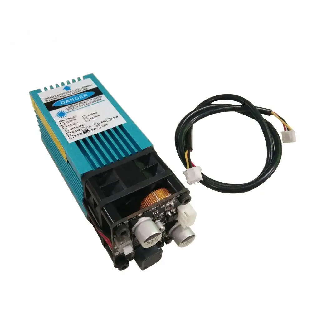 5 w 450nm djustable CNC лазер лазерная гравировка деталей машины резка TTL Модуль 5500 mw на