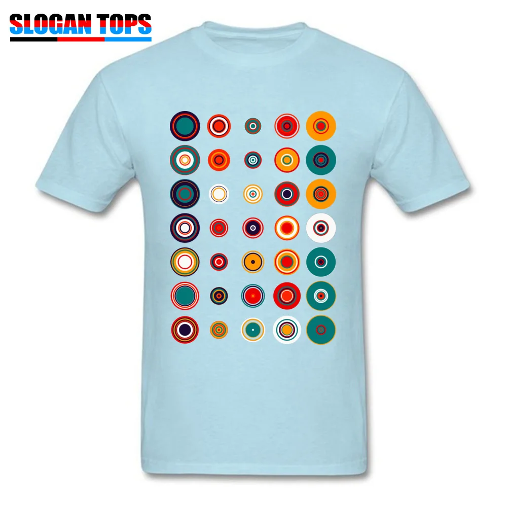 Concentric Crew Neck T-Shirt Summer Fall T Shirt Short Sleeve Prevailing All Cotton Family Tops T Shirt Camisa Man Concentric light