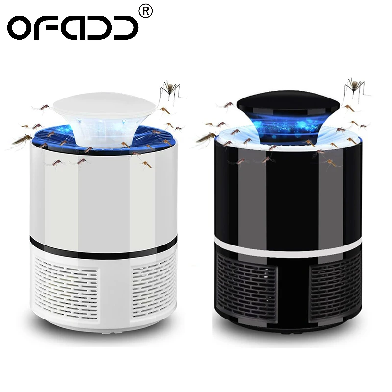 

Ofadd Usb Mosquito Killer Lamp Led Anti Mosquito Electric Bug Zapper Silent Mosquito Trap Insect Killer For Outdoor Bedroom