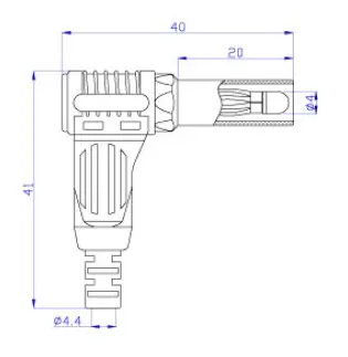 10 комплектов Проволочный припой DIY изоляция 90 градусов прямоугольный штекер 4 мм коннектор для вилок типа «банан» щупы мультиметра адаптер