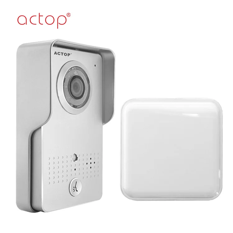 

ACTOP Wifi-602 Wifi Video Doorbell Rain Proof For IPone/iPad/Android Phone Doorbell Security Camera System With Remote Detection