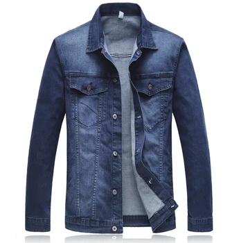 

2019 autumn winter bomber jeans jacket men varsity jacket denim windbreaker mens bomber jackets and coats vetements XXL-6XL
