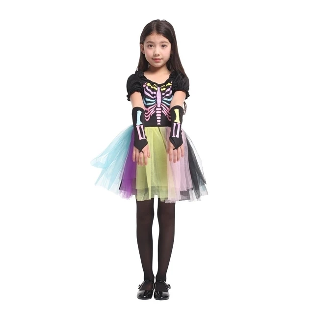 scary skeletone halloween costume for kids witch animal princess girl children child scary clown costumes kid
