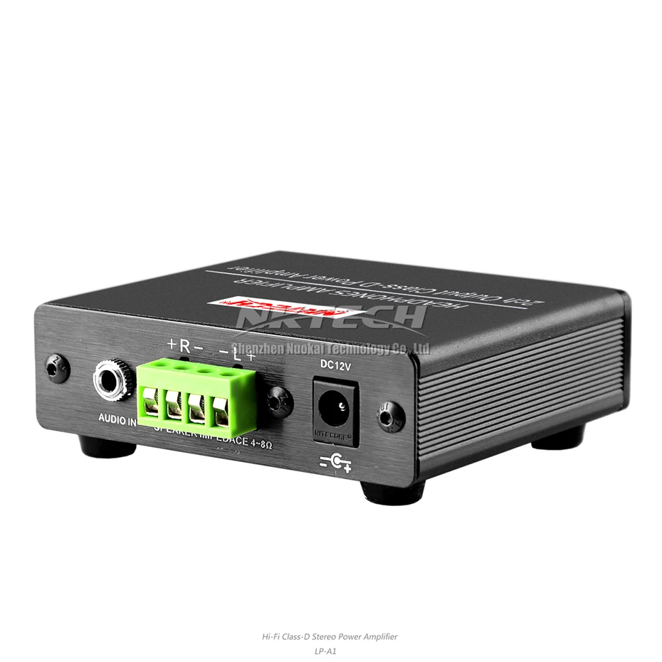 NKTECH LP A1 Digital Power Amplifier Hi Fi Stereo Audio Headphones 20W RMS 2 CH Class D 130g MINI Wireless Amp For Car MP3 MP4