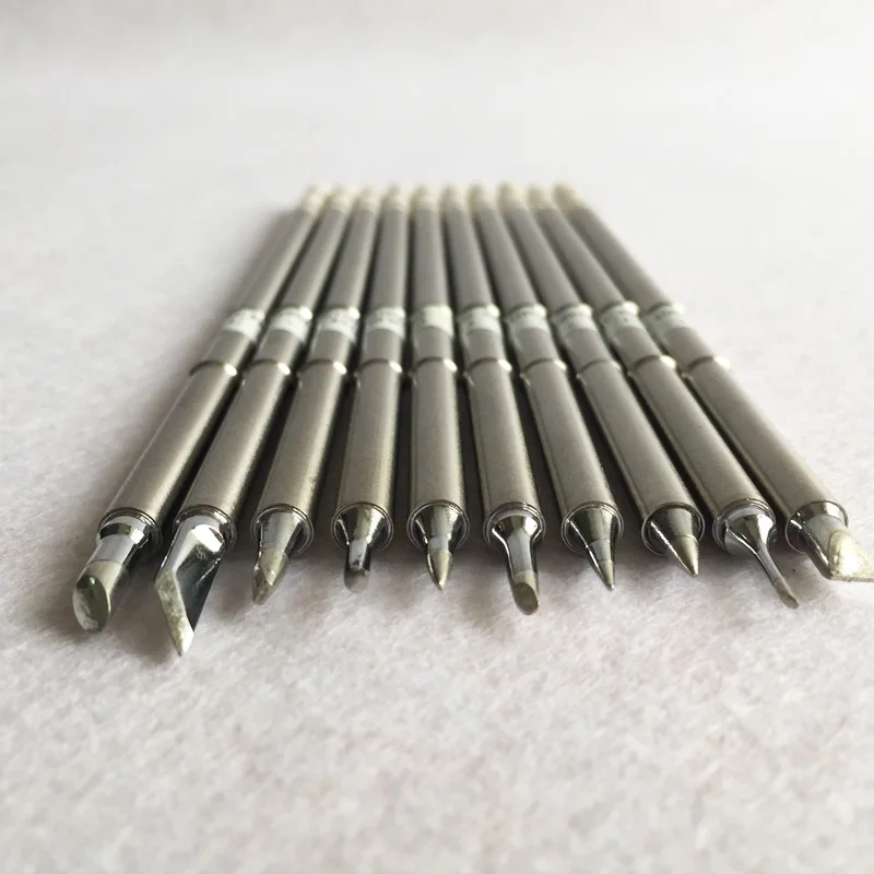 10PCS Solder Different Soldering Iron Tips For Hakko Soldering Rework Station