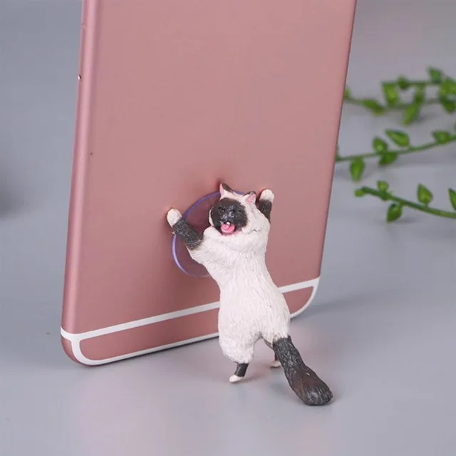

Tablets Desk Car Stand Universal Cute Cat Cell Phone Holder Mount Sucker Bracket Mobile Phone Bracket for iPhone X 7 6 for iPad