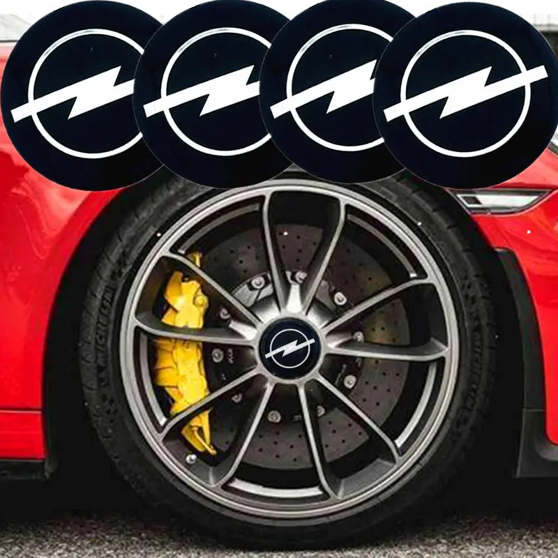 

CDIY 4pcs/sets 56.5mm 65mm Car Wheel Center Hub Cap Resin Badge Emblem Decal Sticker for Opel Astra Mokka Insignia Zafira Corsa