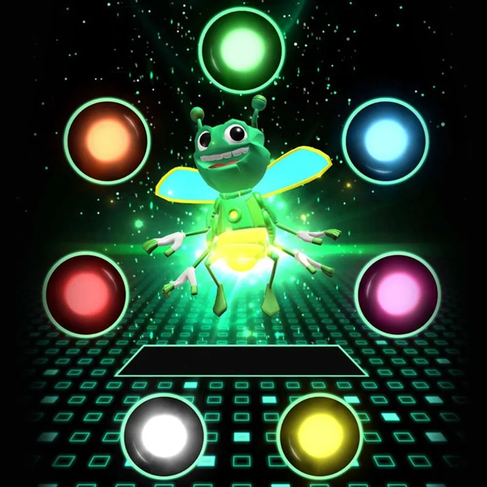 

3D Honeybee Projector Finger Magic Lamps Novelty Toy Light-up Bugz Tricks Props Mobile Phone Projection Toy for Kids