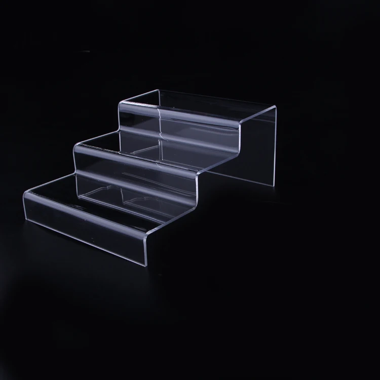 3 Tier Desktop Eyeglasses Showing Rack Acrylic Glasses Optical Display Steps Sunglasses Stand Storage Holder