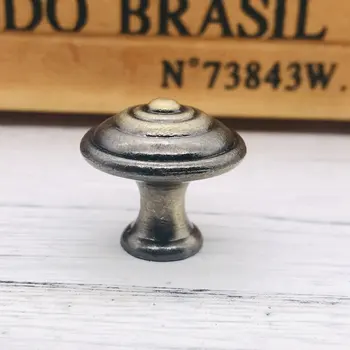 

Pack of 10 Antique Solid Brass Cabinet Knobs and Handles Round Cupboard Wardrobe Door Drawer Vintage Knobs Kitchen Pull Handles