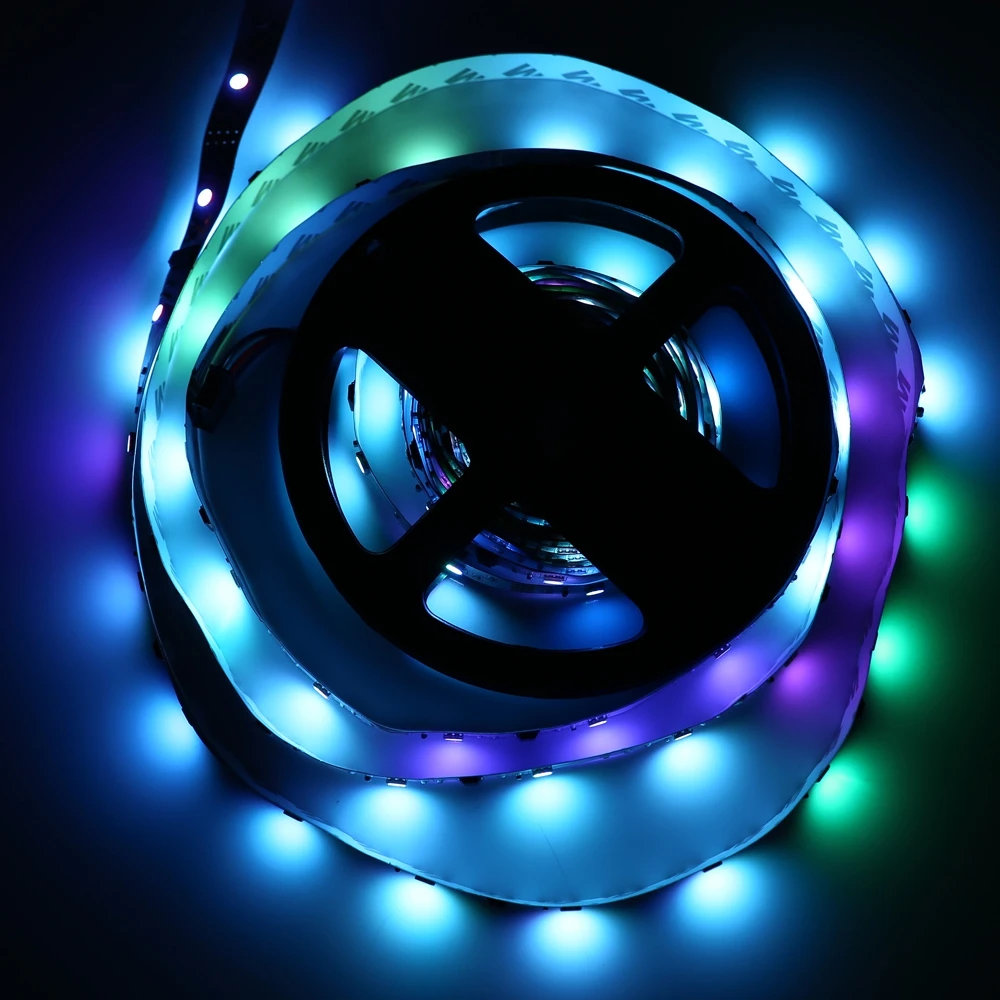 

5m Dream Color 12V IP67 Tube waterproof 6803 IC 133 Magic LED Flexible RGB Strips 30LED/m SMD 5050 chasing Lights tape lamp