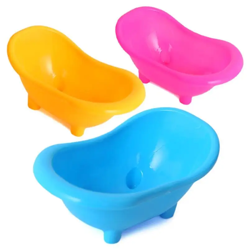 

KIMHOME PET 1PCS Small Pet Hamster Bathtub adorable Hamster Bathroom Case Washing Toiletries Hamster Mouse Toilet Bathing Room