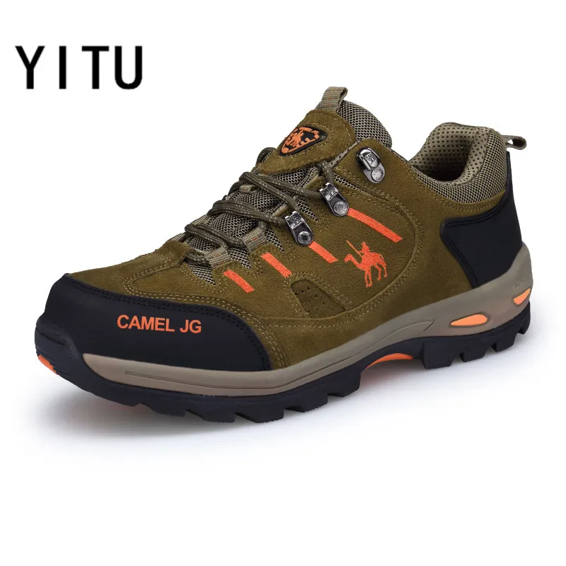 YITU Outventure font b Men s b font Hiking font b Shoes b font Big Size