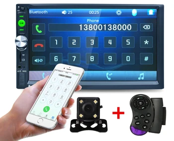 

Car Radio 2 Din In Dash 7 Inch Touch Screen Auto audio Player MP4 MP5 bluetooth USB SD MP3 Rear View Camera autoradio 2din