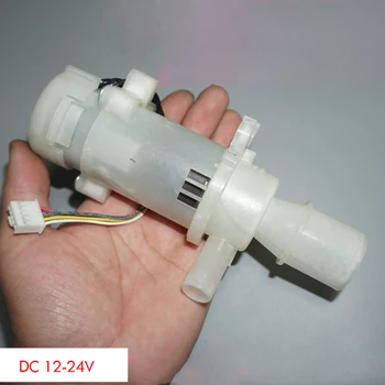 

DC 12-24V Large Flow Brushless Magnetic Water Pump Front and Rear Double Ball Bearing Impeller Pump with Cooling Fan 5.5-15L/min