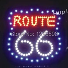 CHENXI горячая Распродажа пользовательские графика 19x19 дюймов Route 66 магазин светодиодный неоновый светильник знак