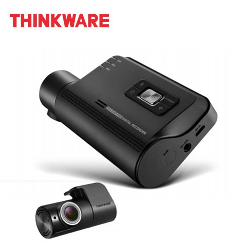 

Thinkware Dash Cam F800 PRO 2 Channel Black Auto Box Camera Full HD 1920x1080 Car DVR Micro SD Card Hardwiring Kit with Rear Cam