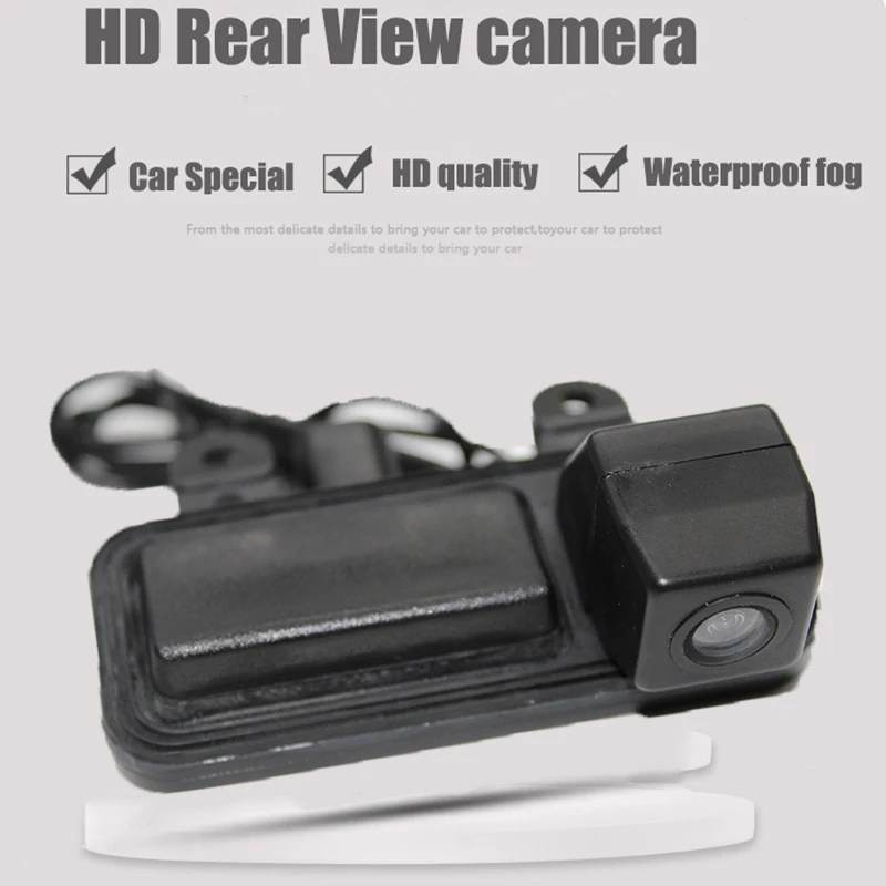 LiandLee Car Trunk Handle Rear View Reversing Parking Camera For Mercedes Benz B Class MB W246 B180 B200 2012~2018 (7)
