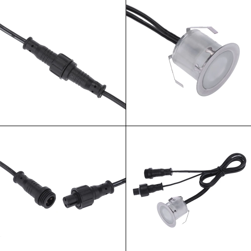 Pces Deck Luzes 6 w 500lm Pequeno Recessed In-ground Underground Ip67 Spotlight Paisagem Decorações Lâmpadas 10 32mm Led 9 High Quality Luzes e Iluminação