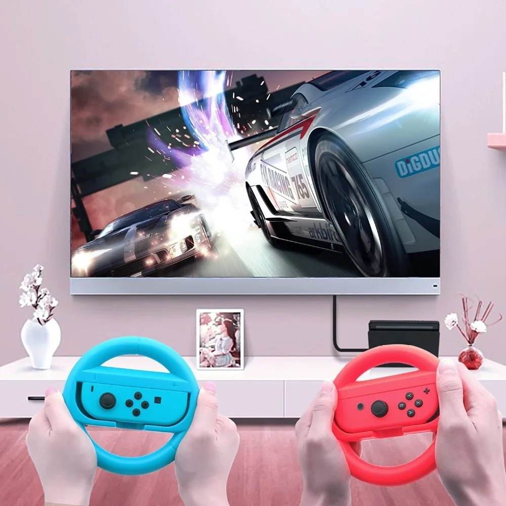 YUJUSER 1 шт. или 2 контроллер рукоятка для переключения shand Joy Con рулевые гоночные