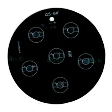 10 шт. 6 Вт 7 Вт 9 Вт 12 Вт 18 Вт 125 мм алюминиевая пластина база, ПРИВЕЛО PCB доски, led теплоотвода доска для прожектора, светильники, прожектор и т. д