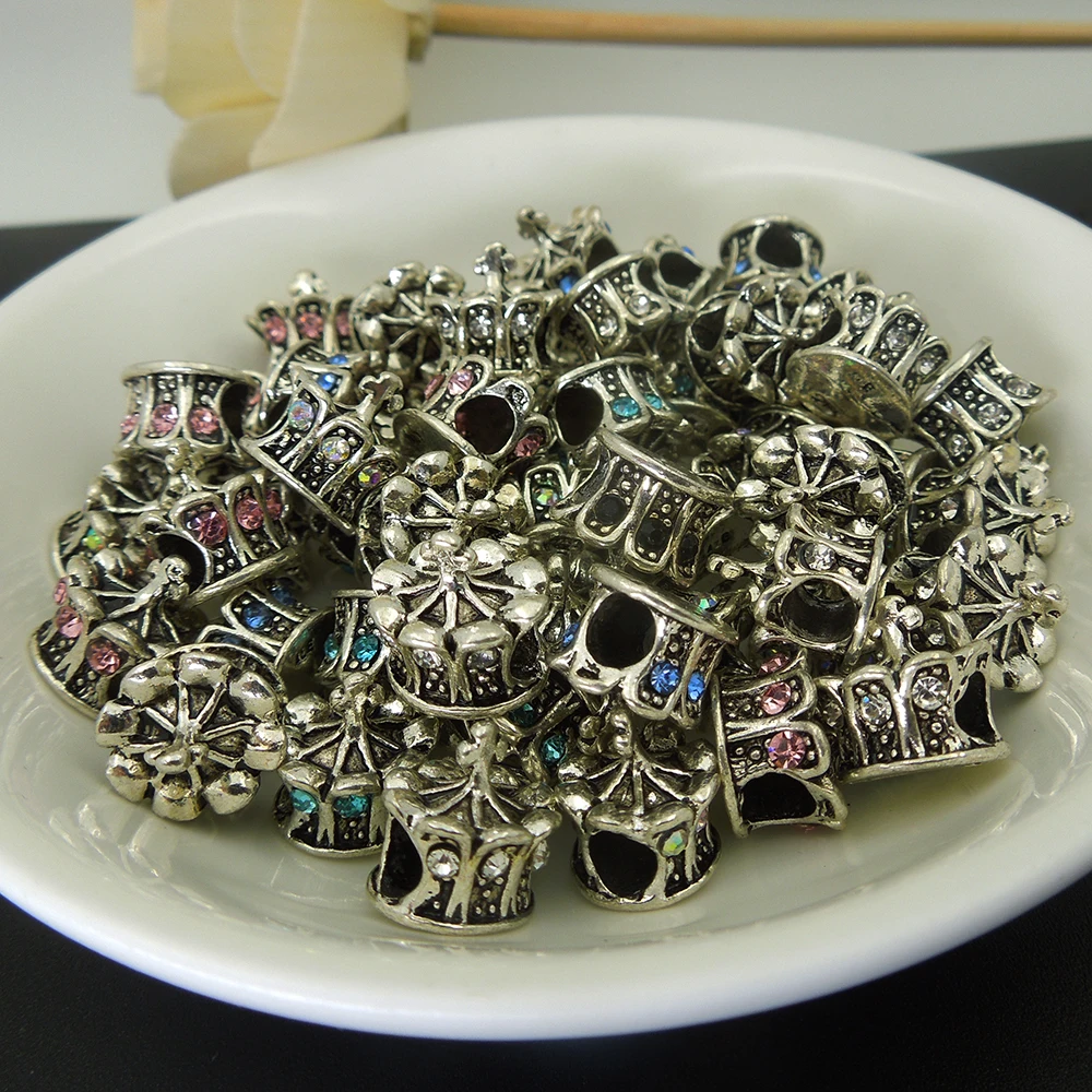 40 Pcs Pkg. Metal German Silver Alloy Beads In Size About 8mm – Madeinindia Beads - Foto 4