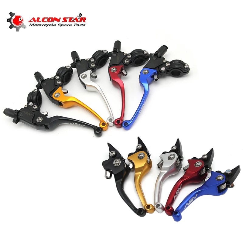 

Alconstar- ASV F3 Series 2ND Clutch Brake Foldable Alloy Levers Tuning Accesories Moto Motocross Pitbike Dirt Bike CR CRF WR TTR